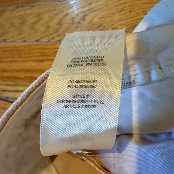 Wilfred Aritzia High Rise Pleated Wide Leg Trouser Pants Womens Size 12 Ivory - Picture 8 of 15